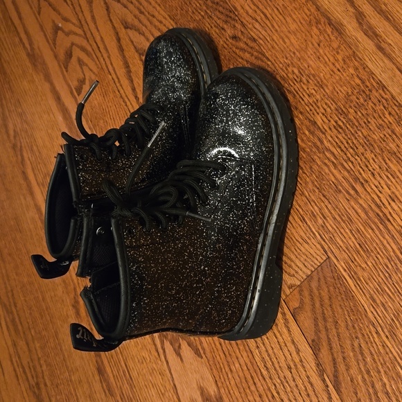 NWOT Youth 1460 Glitter lace up boot - Picture 4 of 9